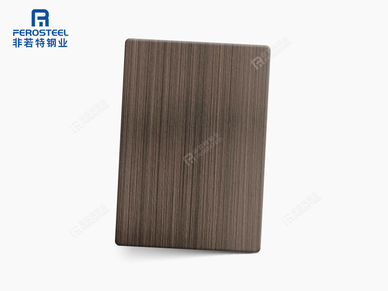 不銹鋼拉絲紅古銅發(fā)黑